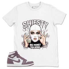 Purple Mauve 1s Zadago Shirt Shiesty Big Money Talking Graphic