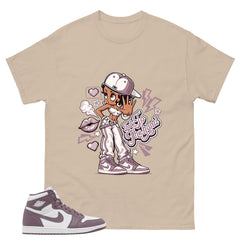 Purple Mauve 1s Zadago Shirt Talk To The Hand Graphic