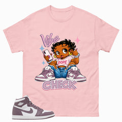 Purple Mauve 1s Zadago Shirt Vibe Check Graphic