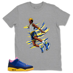Racer Blue Brazil 3s Zadago Shirt Air Ball Graphic