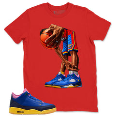 Racer Blue Brazil 3s Zadago Shirt Ball Time Graphic