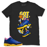 Racer Blue Brazil 3s Zadago Shirt Got 'Em Bread Graphic
