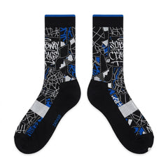 Racer Blue Socks – Awake NY x Air Jordan 5 Inspired Mid-Calf Unisex Crew Socks