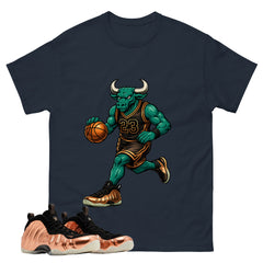 Raging Bull Graphic Tee, Shirt to Match Air Foamposite One Copper, Air Foamposite Unisex Black Shirt