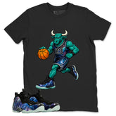 Raging Bull Graphic Tee, Shirt to Match Air Foamposite One Galaxy, Air Foamposite Unisex Black Shirt