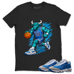 Raging Bull Graphic Tee, Shirt to Match Air Max 95 Big Bubble Blue, Air Max 95 Big Bubble Blue Lawson Unisex Shirt
