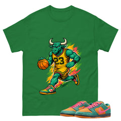 Raging Bull Graphic Tee, Shirt to Match SB Dunk Green Noise, SB Dunk Green Noise Watermelon Unisex Shirt