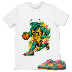 Raging Bull Graphic Tee, Shirt to Match SB Dunk Green Noise, SB Dunk Green Noise Watermelon Unisex Shirt