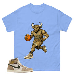Raging Bull Shirt - Match Cream Wmns Air Jordan 1 Khaki