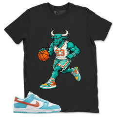 Raging Bull Shirt - Match Green Dunk Low Miami Dolphins