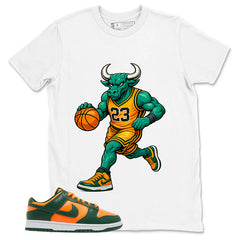 Raging Bull Shirt - Match Green Dunk Low Miami Hurricanes