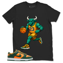 Raging Bull Shirt - Match Green Dunk Low Miami Hurricanes