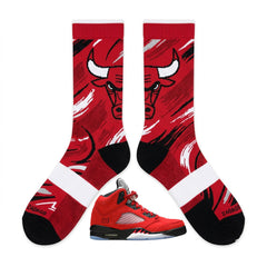 Raging Bull Socks – Air Jordan 5 Inspired Mid-Calf Unisex Crew Socks