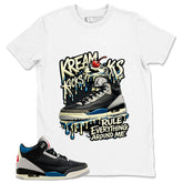 Rare Air 3s Zadago Shirt Kream Kicks Graphic
