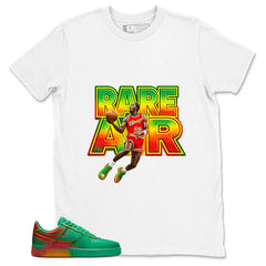 Rare Air Shirt - Match Air Force 1 Stadium Green Crimson