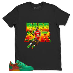 Rare Air Shirt - Match Air Force 1 Stadium Green Crimson