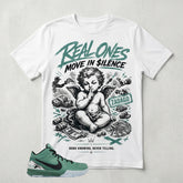 Real Ones Move In Silence Graphic Tee - Shirt To Match Kobe 4 Protro Girl Dad