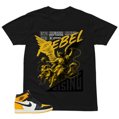 Rebel Rising Shirt - Match Air Jordan 1 Yellow Toe