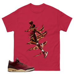 Red Bin23 3s Shirt Air Ball Graphic