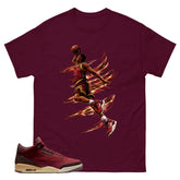 Red Bin23 3s Shirt Air Ball Graphic