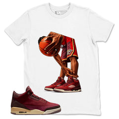 Red Bin23 3s Shirt Air Ball Graphic