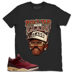 Red Bin23 3s Shirt Don't Tap The Glass Graphic