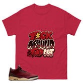 Red Bin23 3s Shirt Fck Around Find Out Graphic