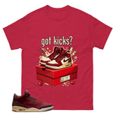 Red Bin23 3s Shirt Got Kicks Graphic