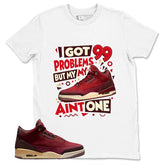 Red Bin23 3s Shirt I Got 99 Problems Graphic
