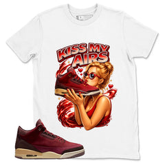 Red Bin23 3s Shirt Kiss My Airs Graphic