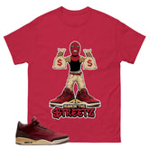 Red Bin23 3s Shirt Runnin The Street Graphic