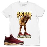 Red Bin23 3s Shirt Sicker Than Your Average Graphic