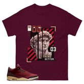 Red Bin23 3s Shirt Trend Setter Graphic