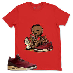 Red Bin23 3s Shirt Voodoo Dolls Graphic