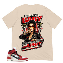 Red Off White Chicago 1s Shirt Don't Call Me Baby Graphic