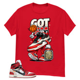 Red Off White Chicago 1s Shirt Got Em Bread Graphic