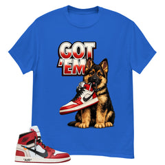 Red Off White Chicago 1s Shirt Got Em GS Graphic