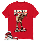 Red Off White Chicago 1s Shirt Sicker Than Your Average Graphic