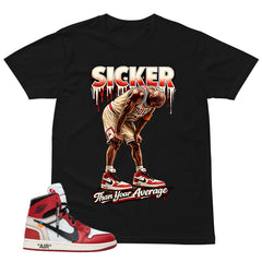 Red Off White Chicago 1s Shirt Sicker Than Your Average Graphic