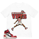 Red Off White Chicago 1s Shirt Sneakerhead Vibes Graphic