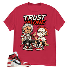 Red Off White Chicago 1s Shirt Trust None Graphic