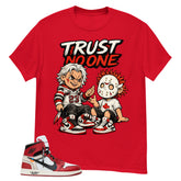Red Off White Chicago 1s Shirt Trust None Graphic
