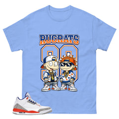 Rugrats 90 Shirt - Match Blue Air Jordan 3 Knicks