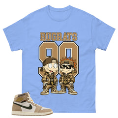 Rugrats 90 Shirt - Match Cream Air Jordan Wmns 1 Khaki
