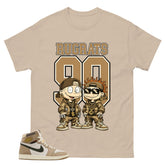 Rugrats 90 Shirt - Match Cream Air Jordan Wmns 1 Khaki