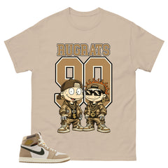 Rugrats 90 Shirt - Match Cream Air Jordan Wmns 1 Khaki