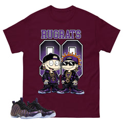 Rugrats Graphic Tee, Shirt to Match Air Foamposite One Eggplant, Air Foamposite Unisex Purple Shirt