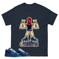 Runnin The Street Graphic Tee, Shirt to Match Air Force 1 Mystic Navy, Air Force 1 Unisex Shirt