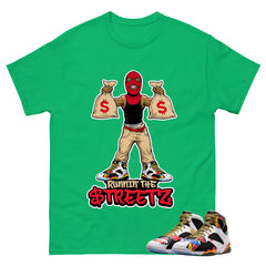 Runnin The Street Graphic Tee, Shirt to Match Air Jordan 7 Miro, Air Jordan 7 Miro Unisex Shirt