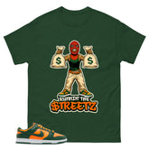 Runnin The Street Shirt - Match Green Dunk Low Miami Hurricanes